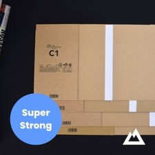 C1, C3 & C4 Cardboard Book Wrap - Strong Mailer Packaging Boxes - Peel & Seal