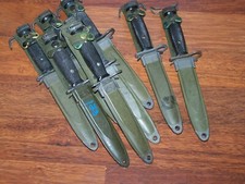 Vintage Knife + M8A1Scabbard Sheath BOC Imperial Vietnam War Era USA