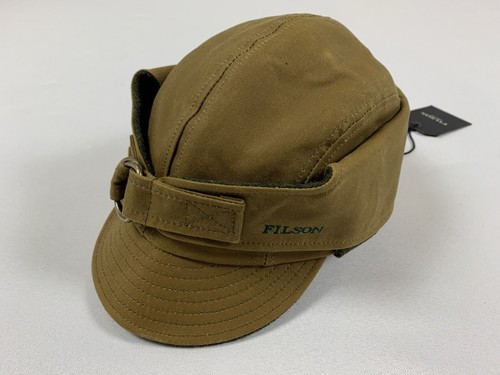 FILSON TIN CLOTH WILDFOWL HAT DARK TAN 