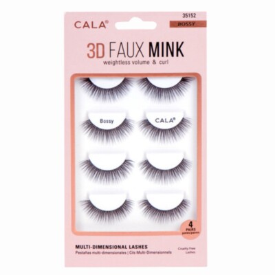3D FAUX MINK LASHES: BOSSY (4 PACK) Free Gift W/ Purchase Of 4 Or More