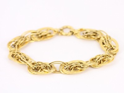 bracelet 9ct gold ladies sh80 8g stunning italian