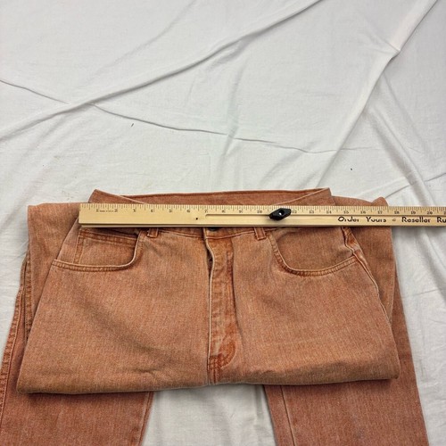 Clifford Wills Girls Jeans High Waist Button Closure Cotton 14 Orange - Picture 6 of 9