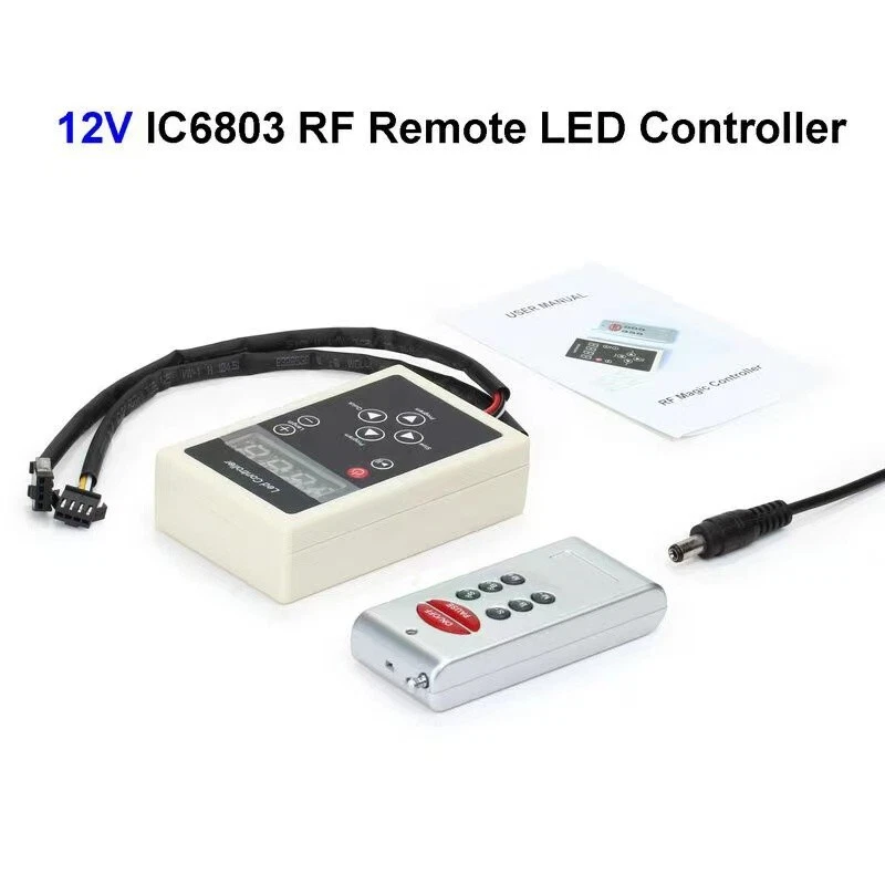 RF Remote Controller 133 Modes for Dream Color 6803 IC 5050 RGB LED Strip Light - Image 4 of 4