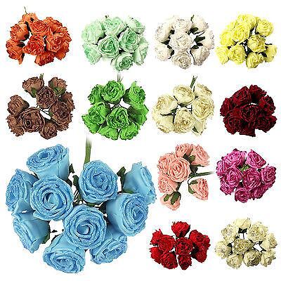60x verschiedene Glitzer Schaum Rosen Kunstblumen! 6 Bündel! Großhandel Restposten