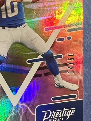 2021 Panini Prestige - Youth Movement Xtra Points Pink #YM-15 Justin Herbert /50 - Picture 2 of 3
