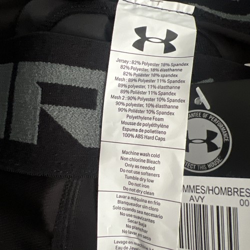 UNDER ARMOUR PRO 7 PAD 3/4 TIGHTS GAME DAY FOOTBALL HEAT GEAR BLACK SZ XL - Picture 6 of 6