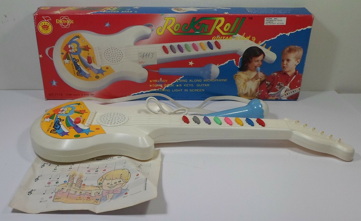MEI FONG VTG 80's 8 KEYS ROCK 'N ROLL GUITAR STAR II BATTERY