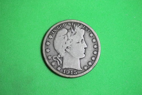 Estate Find 1915 S- Barber Half Dollar!! #K19312