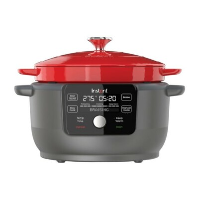 Instant Precision Dutch Oven (5in1) 6 Quarts in Red