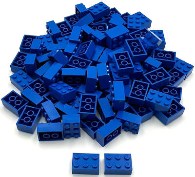 Lego New Blue Brick Building Blocks 2 x 3 Stud Pieces | eBay