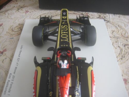 SPARK 1/18 LOTUS RENAULT #7 K.RAIKKONEN AGP WINNER 2013 - Picture 7 of 13