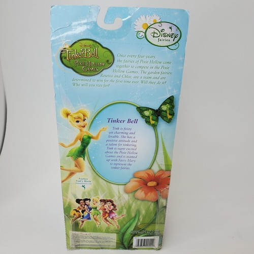Jakks Disney's Tinkerbell Pixie Hollow Games Disney Fairies Doll Tink Nuevo 2010 - Imagen 6 de 11