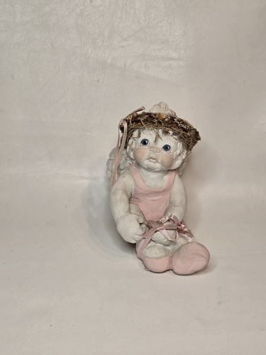 😍 Set 2 Dreamsicles Piccola Ballerina, Baseball Porcellana Figurina Vintage anni 90 Rara - Foto 12 di 13