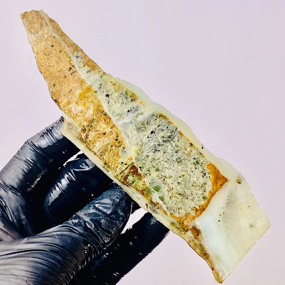 BC Ocean Picture Stone Agate Jasper Slab Slice Stone Rough Lapidary Canada - Image 4 of 4