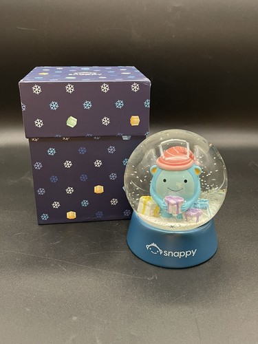 Snapchat Blue Snappy Holiday Snowglobe Pink Hat Presents - Original Box - Picture 15 of 17