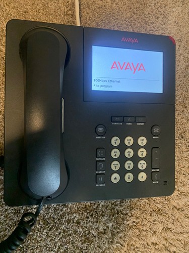 Avaya 9641G Digital VoIP Color Touchscreen Office Phone W/Stand ...