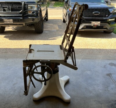 RARE 1920's ANTIQUE MECHANICAL MEDICAL EXAMINATION CHAIR