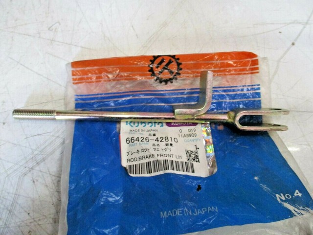 Kubota "B1550D & B1750D" Front Brake Rod (Left Hand) - 6642642810 (Non HST Only) Kubota "B1550D & B1750D" Front Brake Rod (Left Hand) - 6642642810 (Non HST Only)