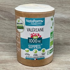 Nat & Form Valériane Bio 1000mg SOMMEIL 90 gélules – 06/27