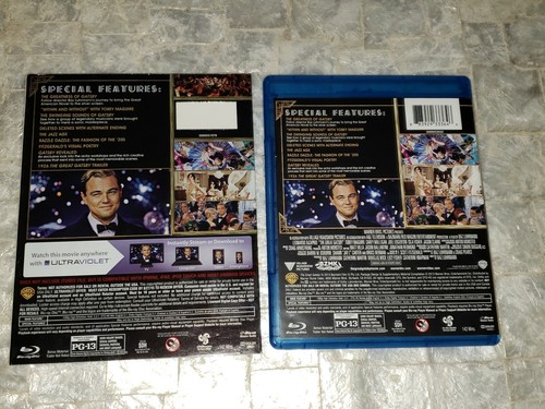 THE GREAT GATSBY Leonardo Dicaprio Tobey Maguire BLU-RAY DISC / DVD COMBO - Picture 7 of 10