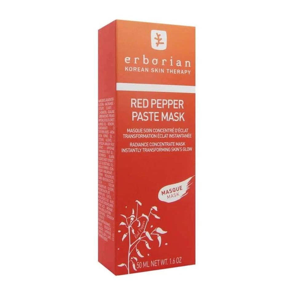 ERBORIAN Red Pepper Paste Radiance Boosting Concentrate Face Mask *CHOOSE SIZE* - Image 3 of 4