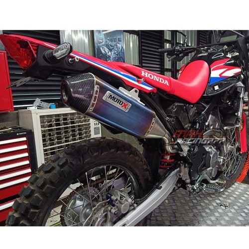 MOTO X EXHAUST FULL SYSTEM STAINLESS STEEL FOR HONDA CRF300L RALLY RL 2020-2025 - Picture 13 of 14
