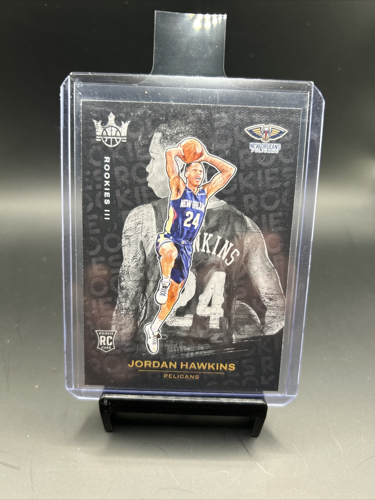 2023-24 Panini Court Kings Jordan Hawkins Rc Rookies III #137 Pelicans Rookie