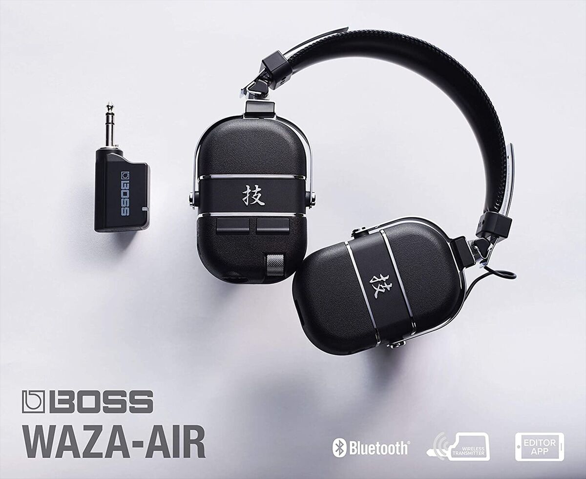 BOSS WAZA AIR ギターワイヤレスヘッドホン BOSS WAZA AIR ギターワイヤレスヘッドホン