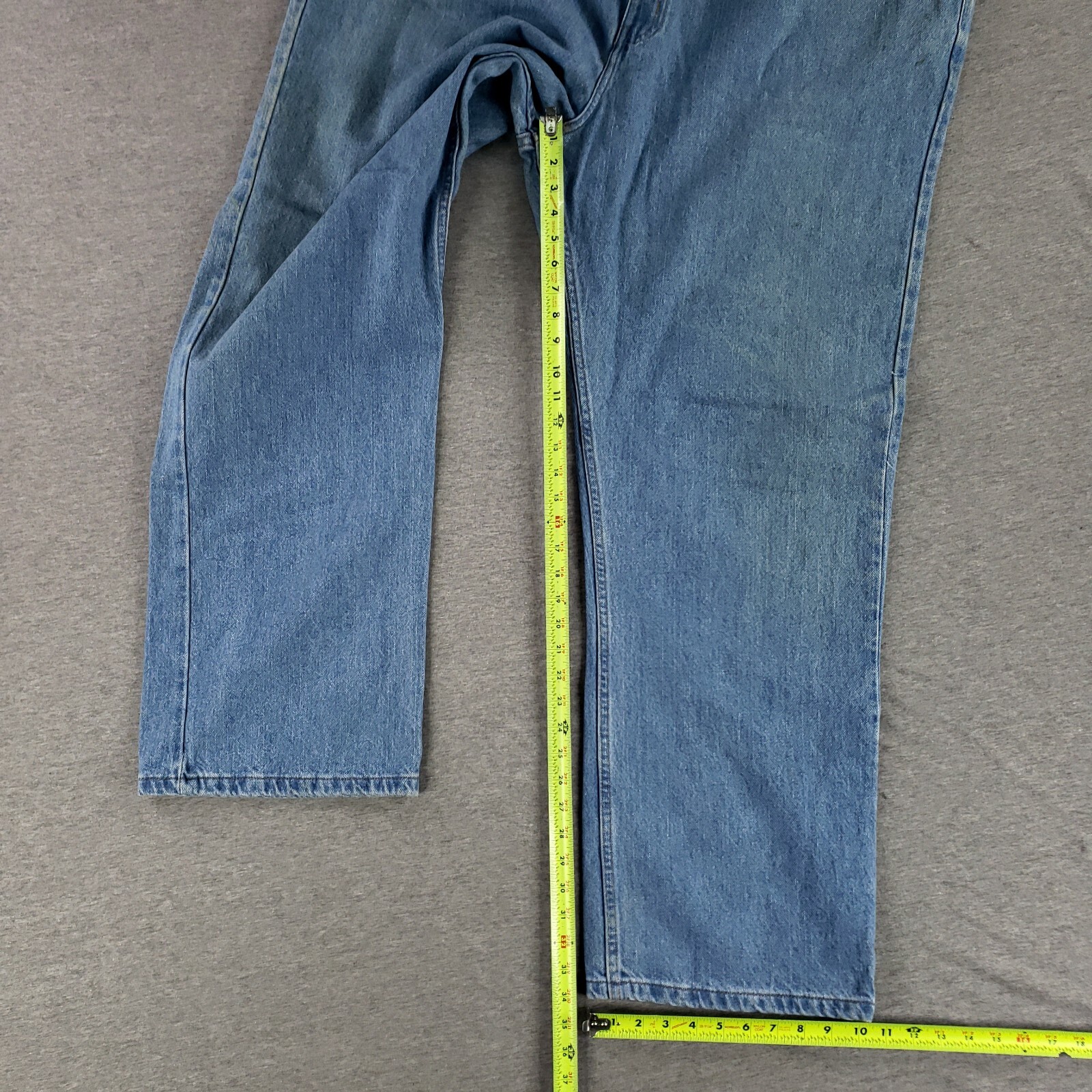 Saddlebred 50x34 Blue Jeans Big Tall Broken In Comfy Denim Light Wash