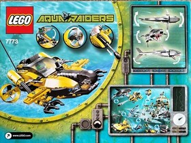 LEGO 7773 Aqua Raiders Tiger Shark Attack NEW RARE