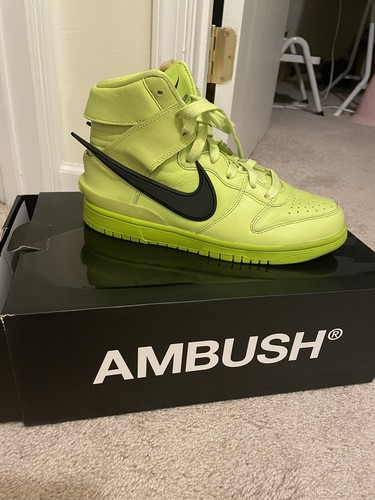 Nike Dunk High AMBUSH Flash Lime M6.5/W8 195237005123 | eBay