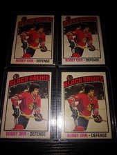 (4) 1976-77 O-Pee-Chee #213 Bobby Orr Chicago Black Hawks