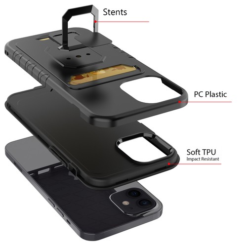 For Apple iPhone 11 (6.1") Stylish Wallet Designed with Card Holder Case Cover - Picture 5 of 36