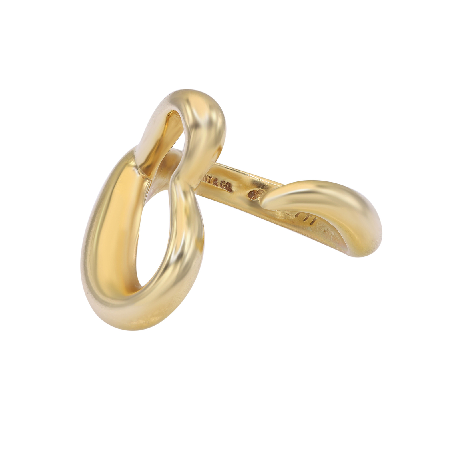 Tiffany & Co. Elsa Peretti Open Heart Ring 18K Yellow Gold