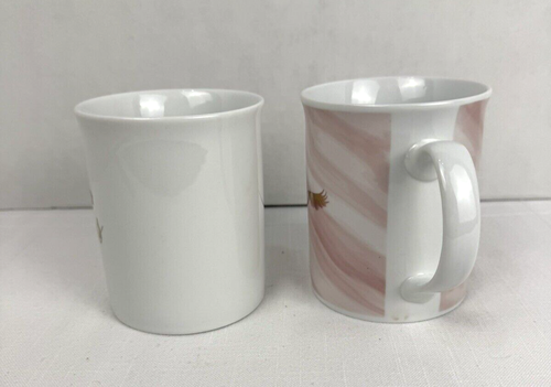 Hello Gorgeous & Eyelash Set di 2 tazze da tè caffè oro rosa - Foto 4 di 12