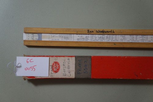 Fredrick Post Model 1447 Student 10 inch Slide Rule ( Mannheim Type) w/ case - Picture 6 of 9