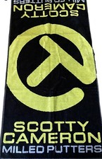 BRAND NEW IN BAG SCOTTY CAMERON CIRCLE T TOWEL LARGE CT BLACK / YELLOW SOLD OUT