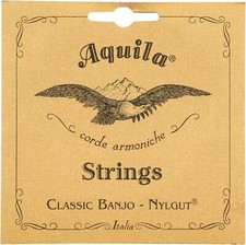 Aquila New Nylgut AQ-5B Banjo Strings   Medium Tension Dbgdg-Set of 5