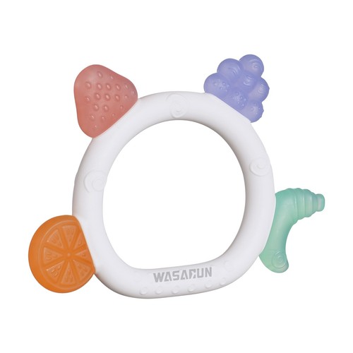 WASAGUN Teething rings for Baby Teething Rings Chew Toys for Infant Children - Picture 6 of 7