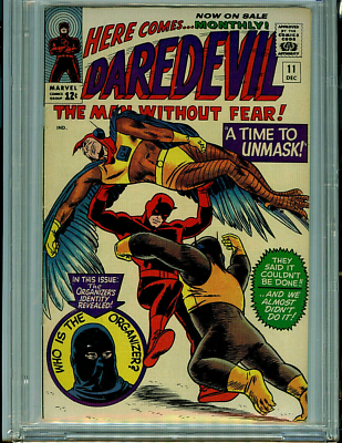 Daredevil #11 CBCS 8.0 VF 1965 Marvel Comics Organizer Amricons