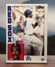 1984 Topps - #550 Jim Rice Boston Red Sox