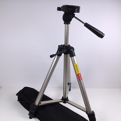 TR260 Tripod DigiPod For Camera Swivel And Level Bubble Guide Adj Height 51 . T2