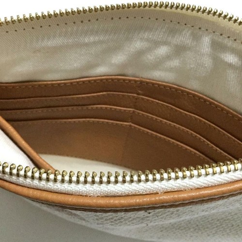 Sam Edelman Annette Clutch Bag Beaded Canvas Flower Blue Green Tropical - Picture 8 of 12