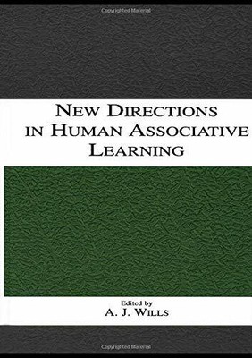 New Directions in Human Associative Learning by  0805850813 FREE Shipping