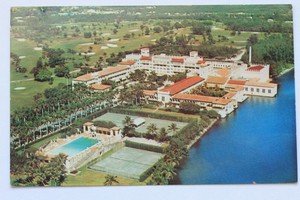 raton boca postcard golf course florida air club