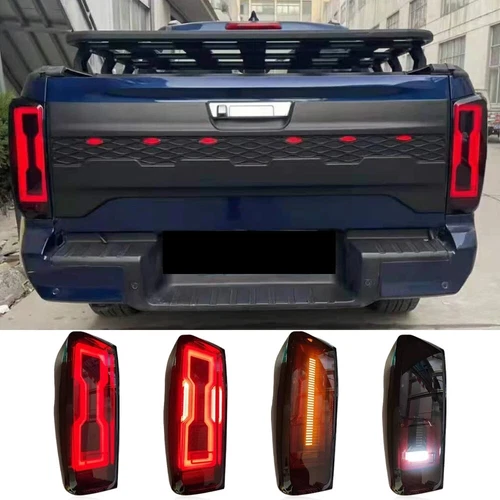 FULL LED For Isuzu D-max 2020 2021 2022 Tail Light Rear Brake Lamp Smoked Lens - Picture 2 of 14
