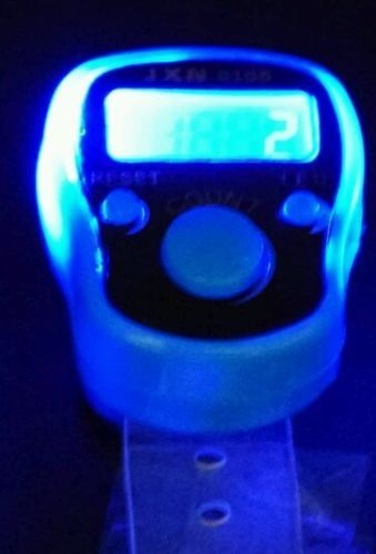 Dhikr Counter Electric Finger Tally Counter With LED Screen, Battery Replaceable, Glow In Dark Digital Tasbih Zikr Ring From Counters - Price 13.17 Tasbeeh Counter Ring