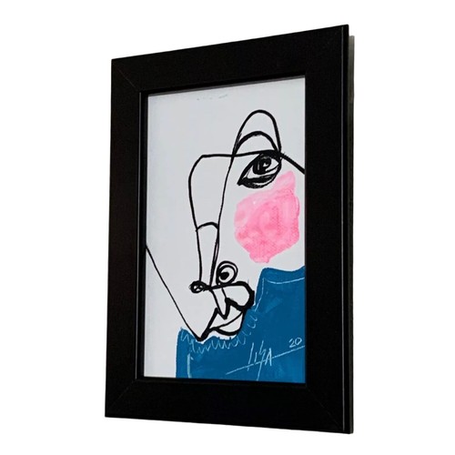 PAINTING ORIGINAL ACRYLIC ON CANVAS PANEL (FRAME INCLUDED)4x6”CUBAN ART by LISA. - Bild 4 von 6