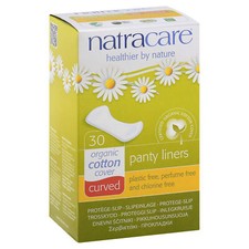 Natracare Panty Liner Curved 30 Pieces Pack of 3