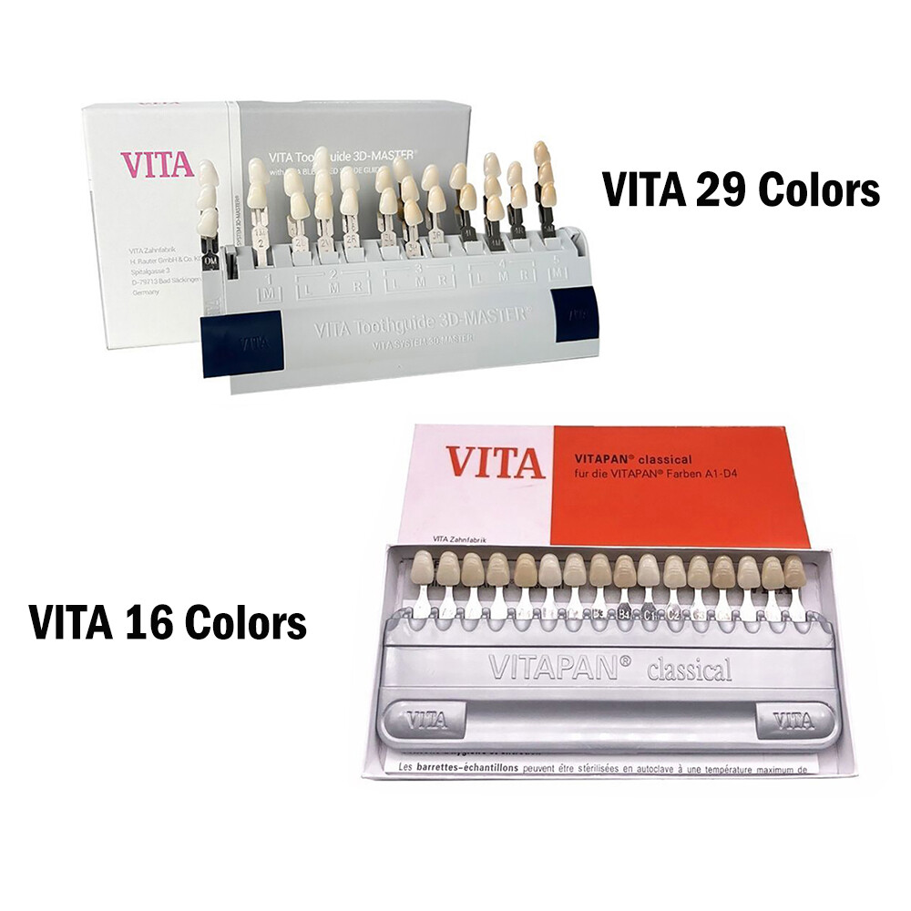 VITA 3D-MASTER シェードガイド VITA Toothguide 3D-Master with Bleached Shade Guide. Allows the